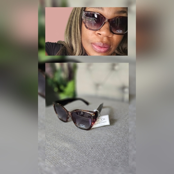 NWT Oscar de la Renta Tortoise Shell Sunglasses - Picture 1 of 4